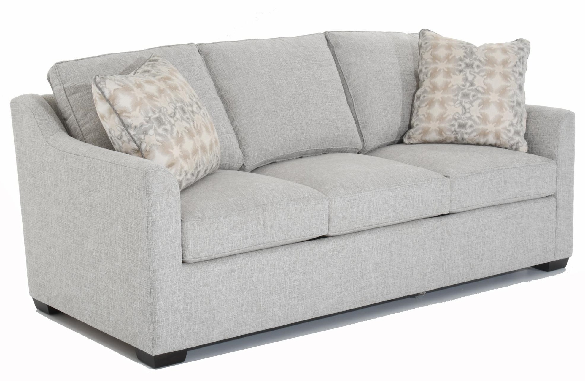 Huntington House Simplicity 107788335 Casual 84" Sleeper Sofa with Tux Arms Baer's Furniture